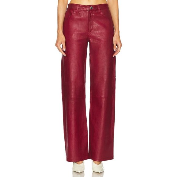 SPRWMN Carpenter Pants in Cherry Red - Picture 1 of 5